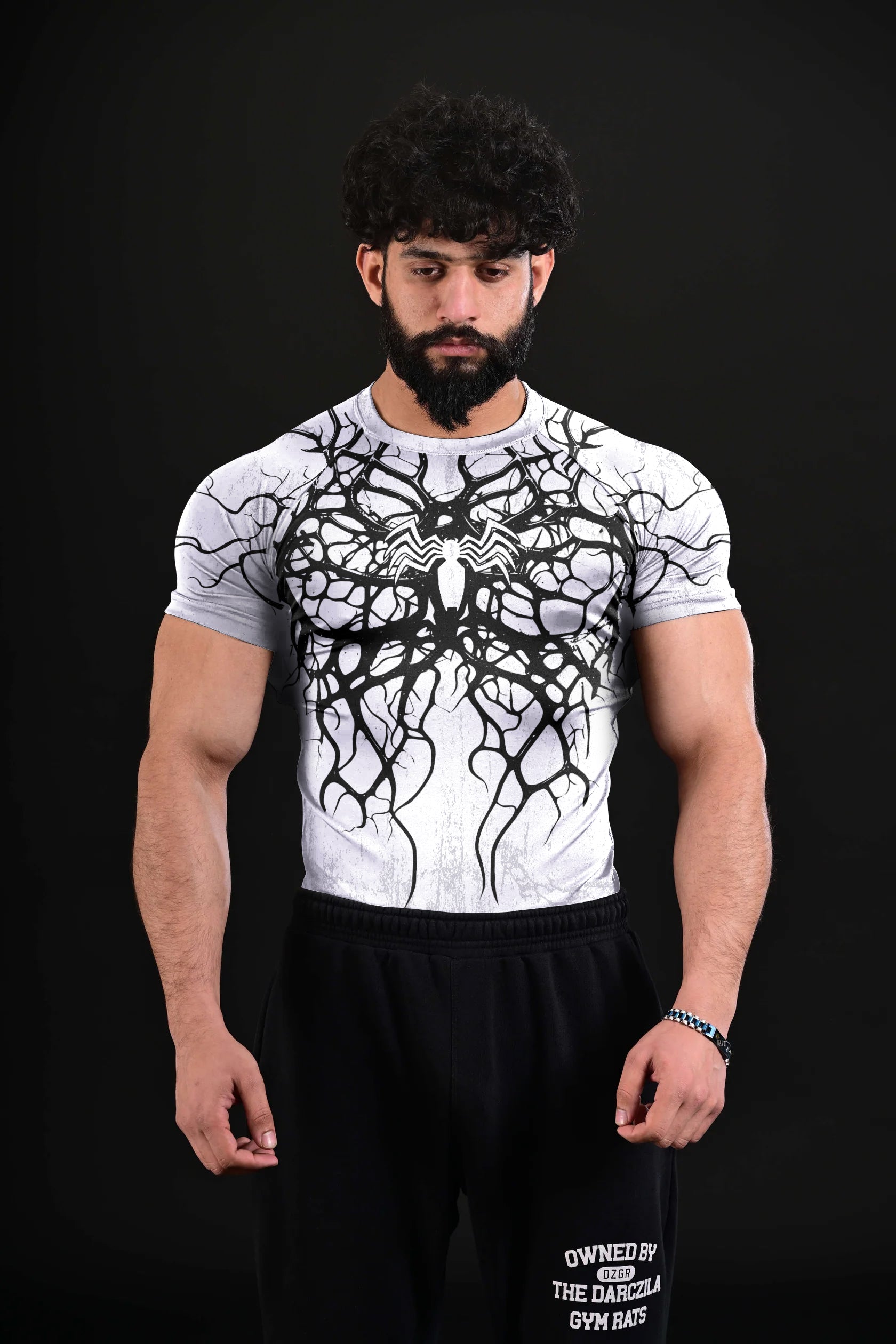 Venom X Spider [Compression Tee] WHITE
