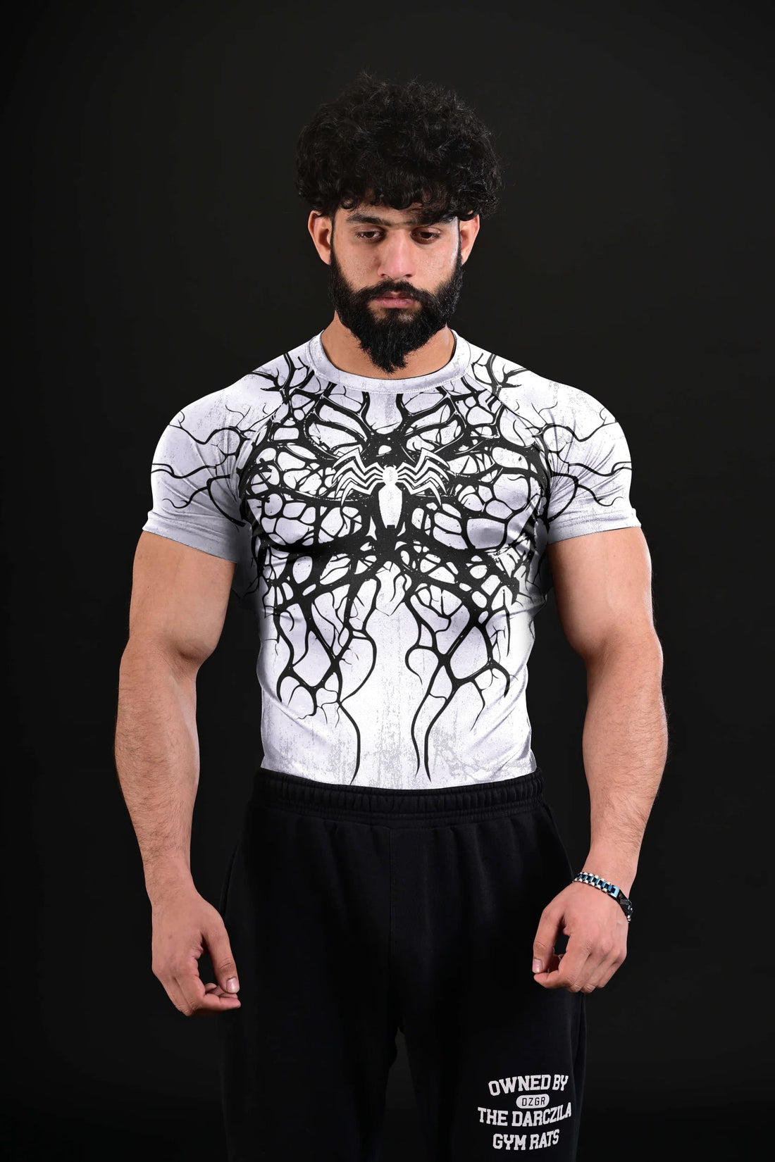 Venom X Spider [Compression Tee] WHITE