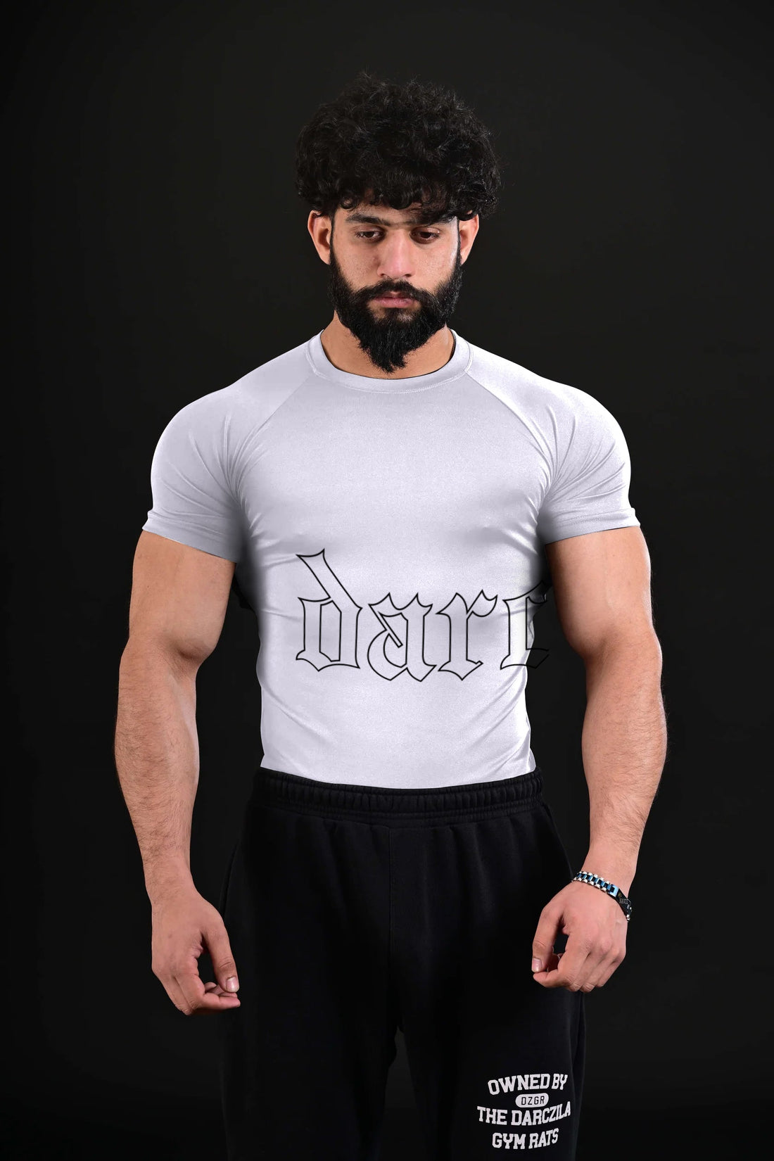 Darczila signature Compression Tee [WHITE]