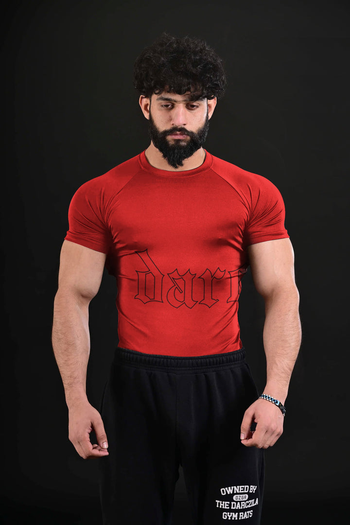 Darczila signature Compression Tee [RED]
