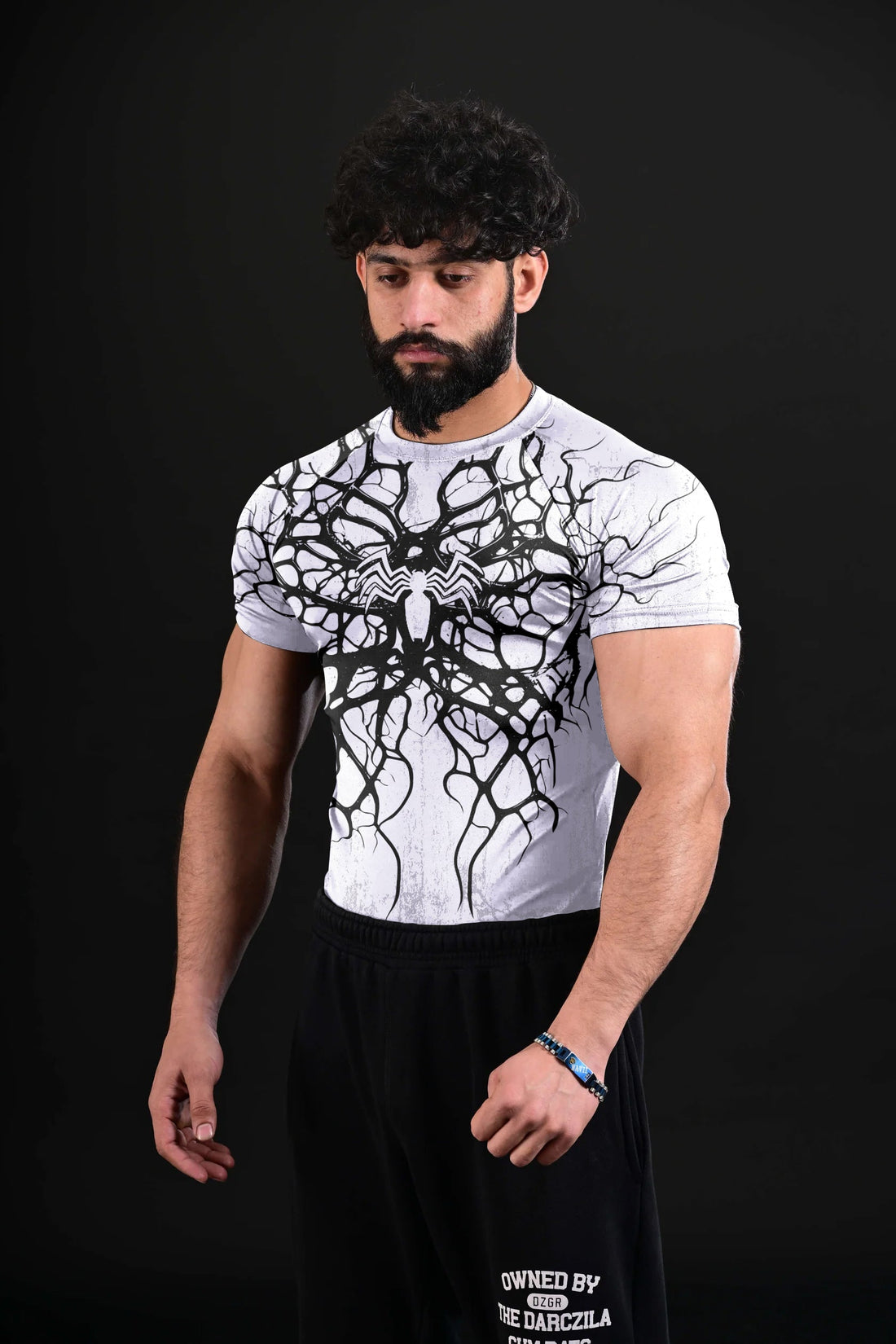 Venom X Spider [Compression Tee] WHITE