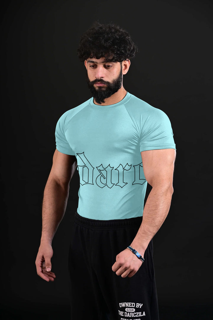 Darczila signature Compression Tee [BABY BLUE]