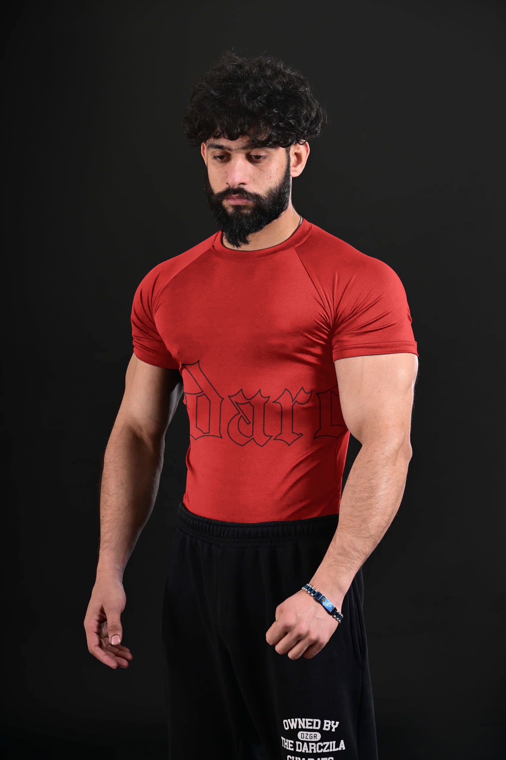 Darczila signature Compression Tee [RED]