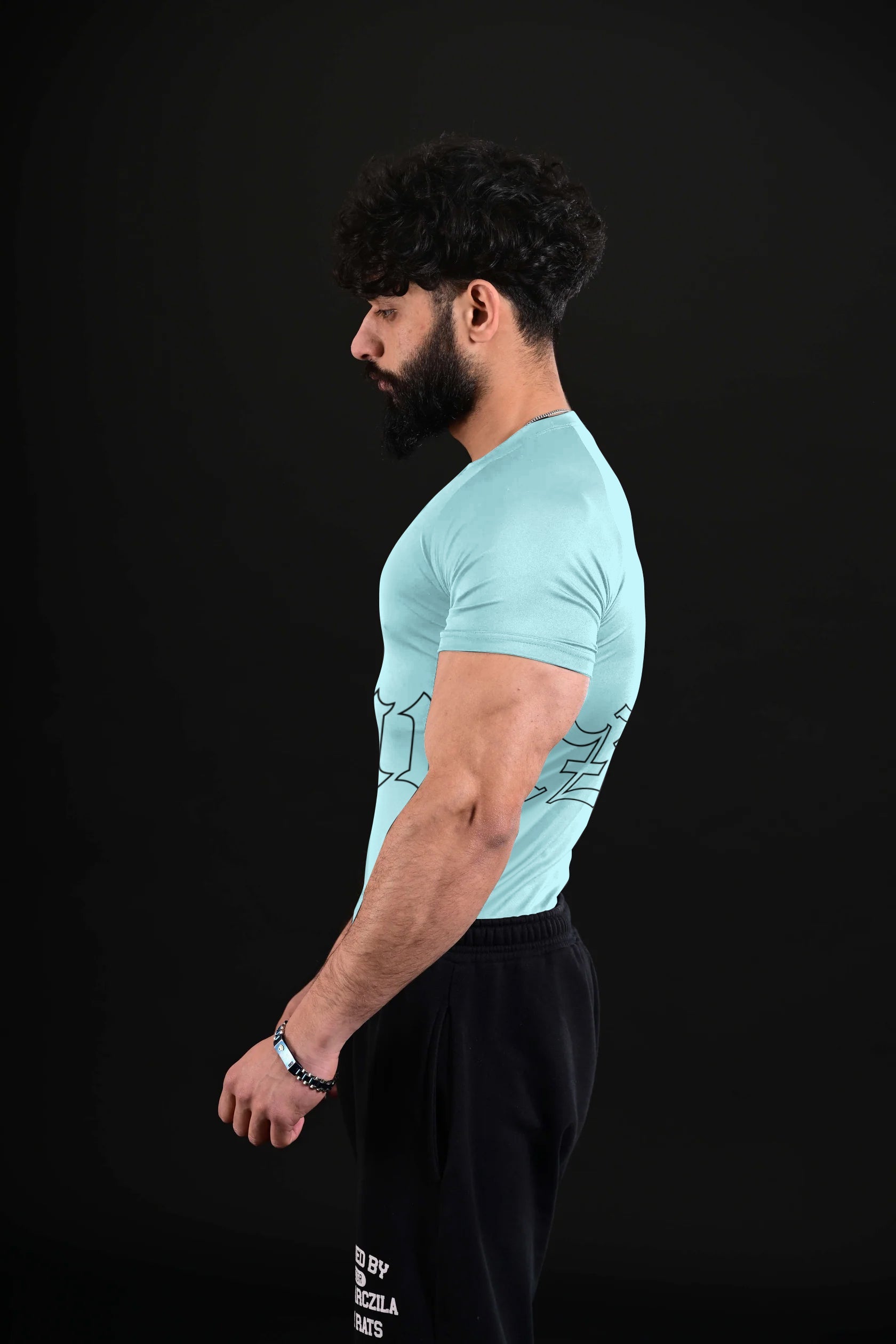 Darczila signature Compression Tee [BABY BLUE]