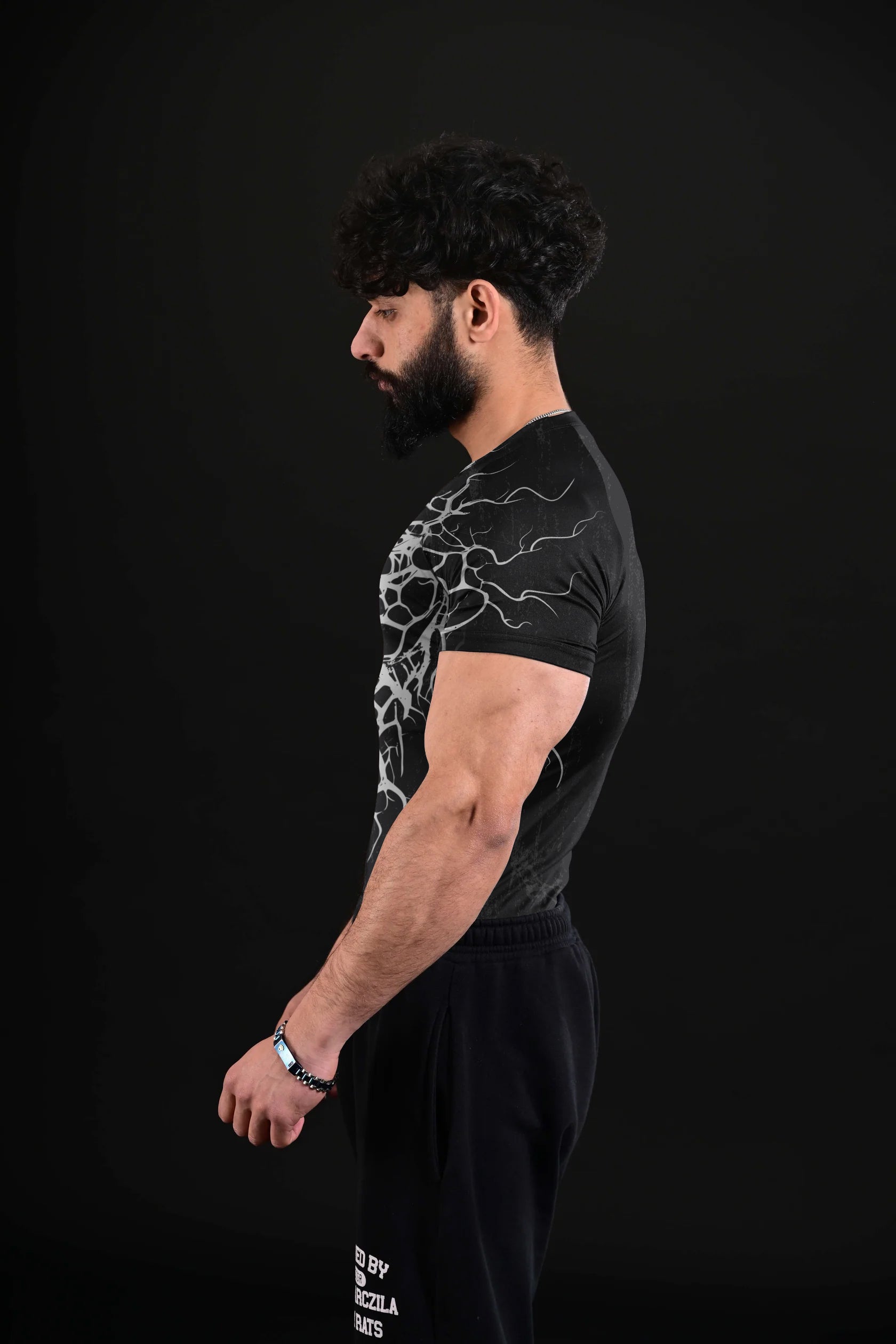 Venom X Spider [Compression Tee] BLACK