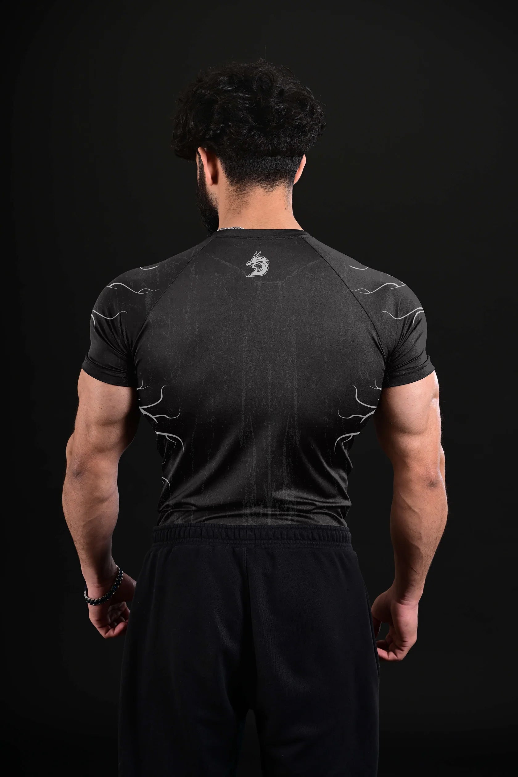 Venom X Spider [Compression Tee] BLACK