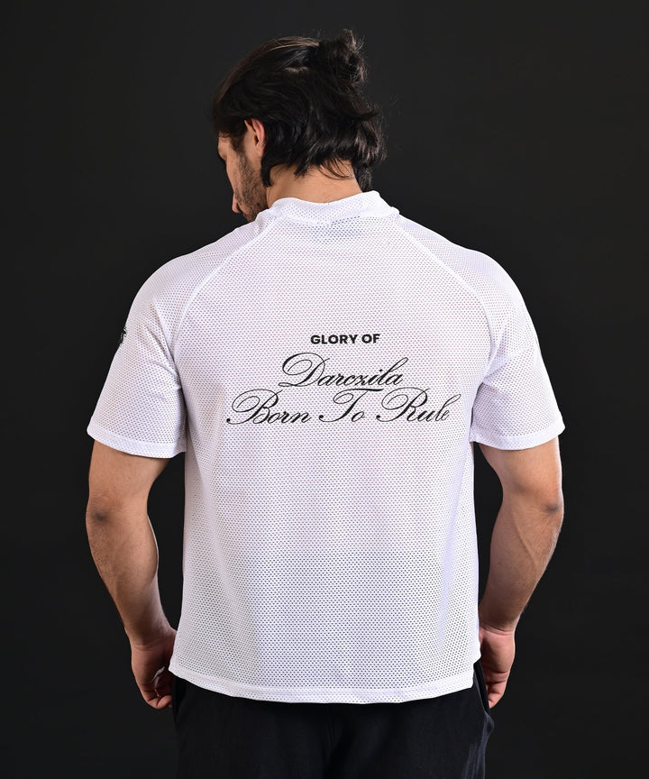 GYM RAT (Oversized Tee) White