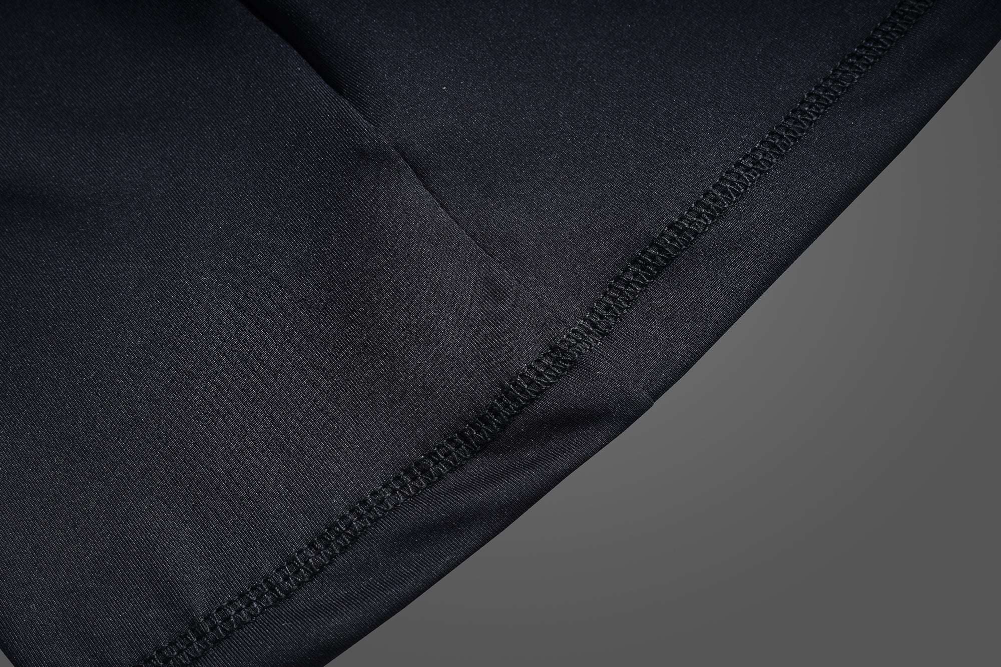 Black Compression Sportswear Tee for men and gym workouts