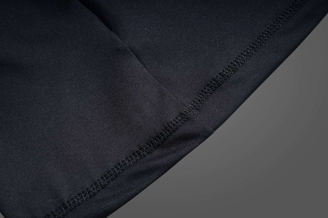 Black Compression Sportswear Tee for men and gym workouts
