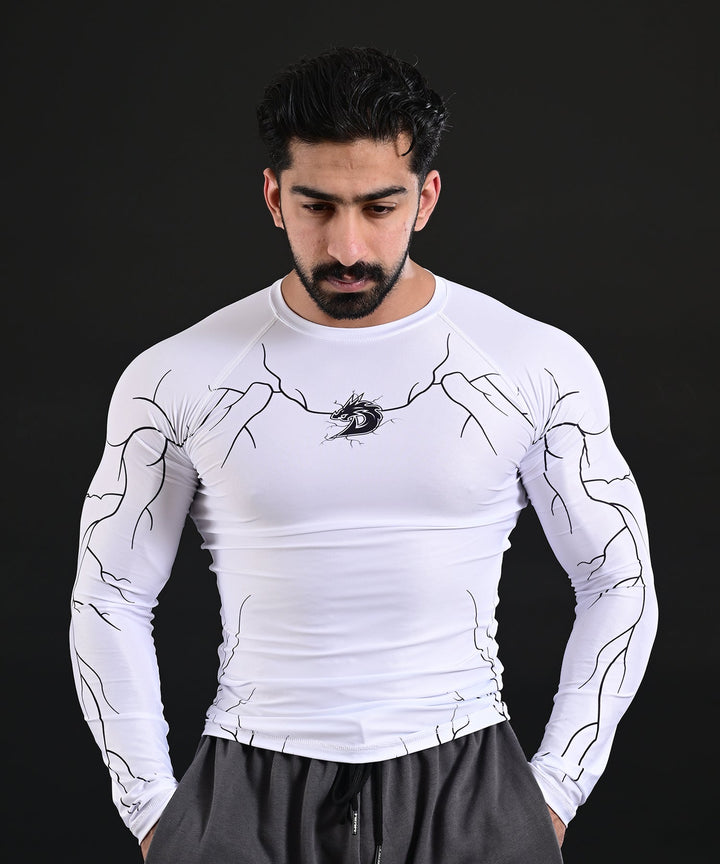 Lightning Compression Shirt (White)