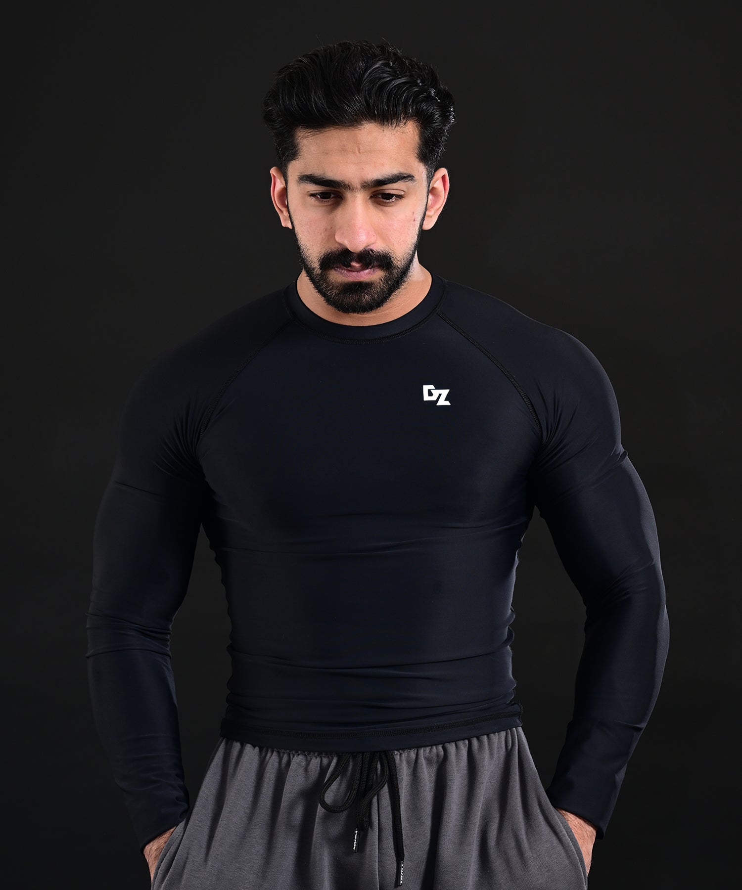 Full Sleeve Compression Shirt (Black)
