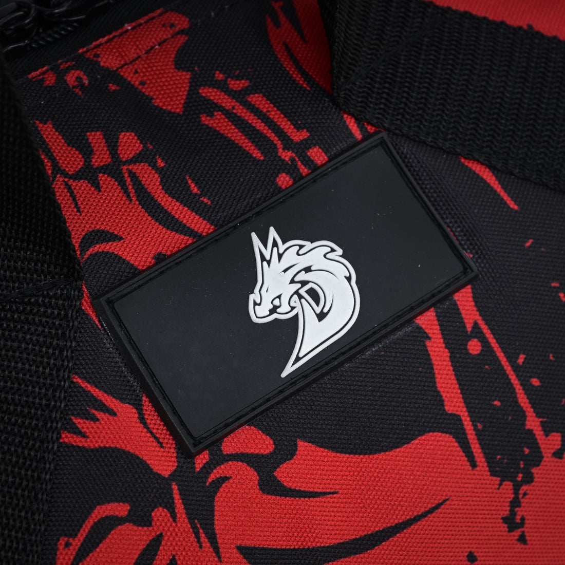 Large skull design gym carry bag