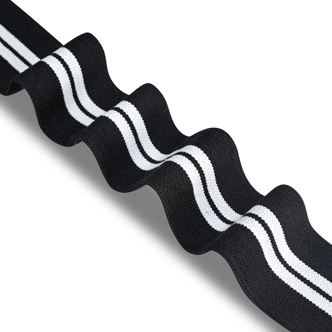 Knee Straps - White Stripes