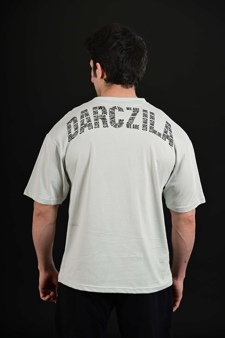 Pump cover drop shoulder mint oversized t-shirt Pakistan