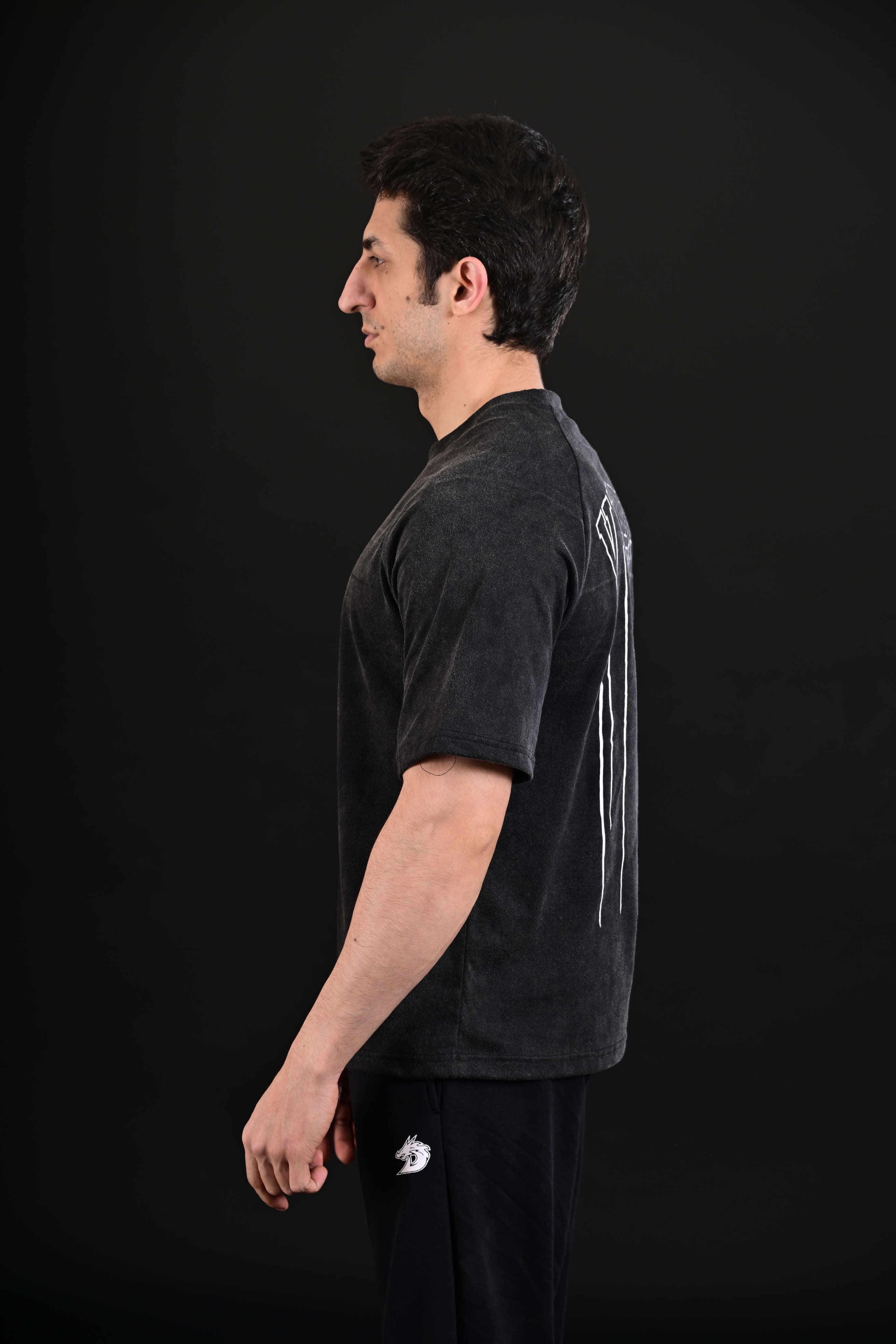 Venom Drop Shoulder Tee (Acid Wash)
