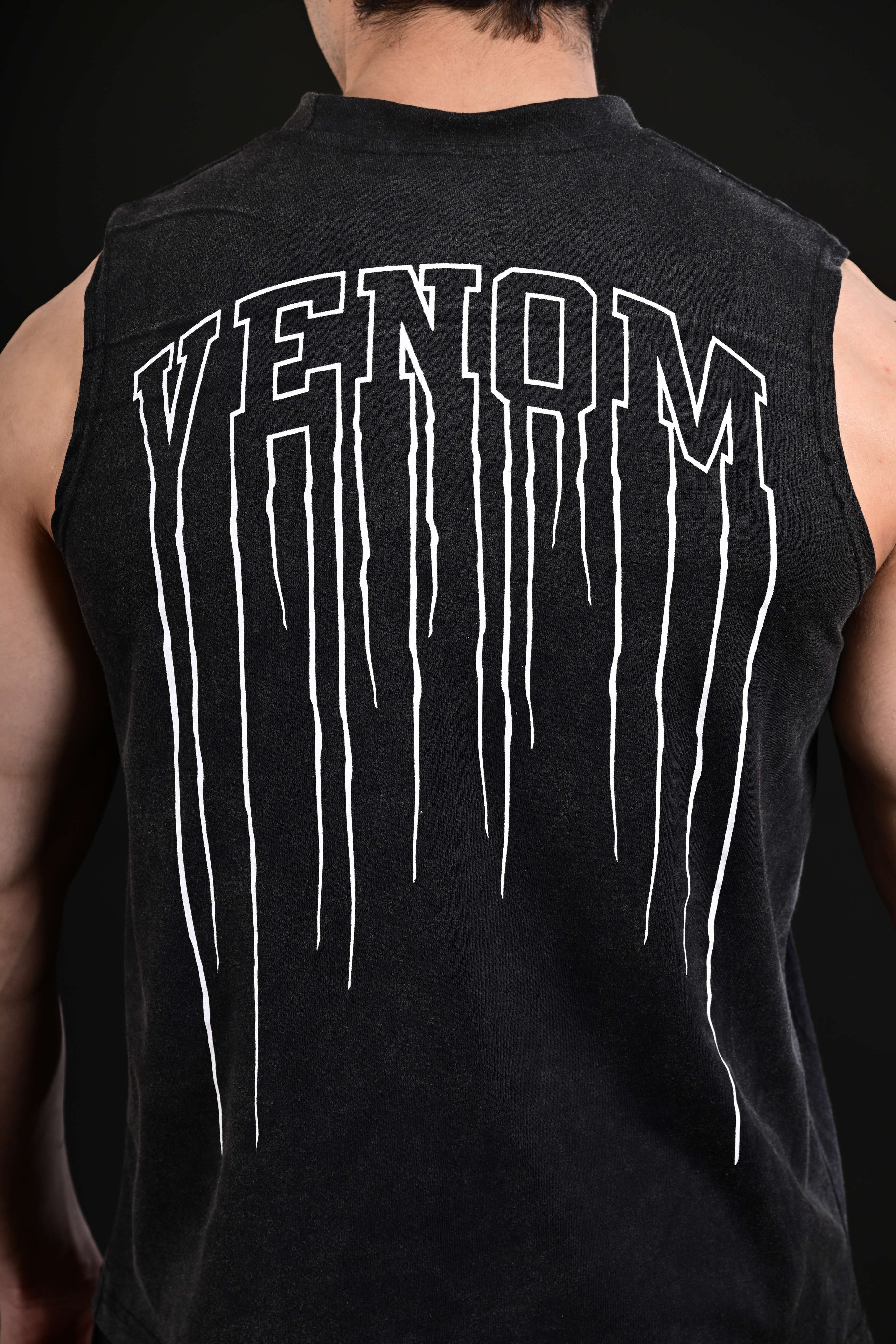 Venom Cropped Tank (Acid Wash)