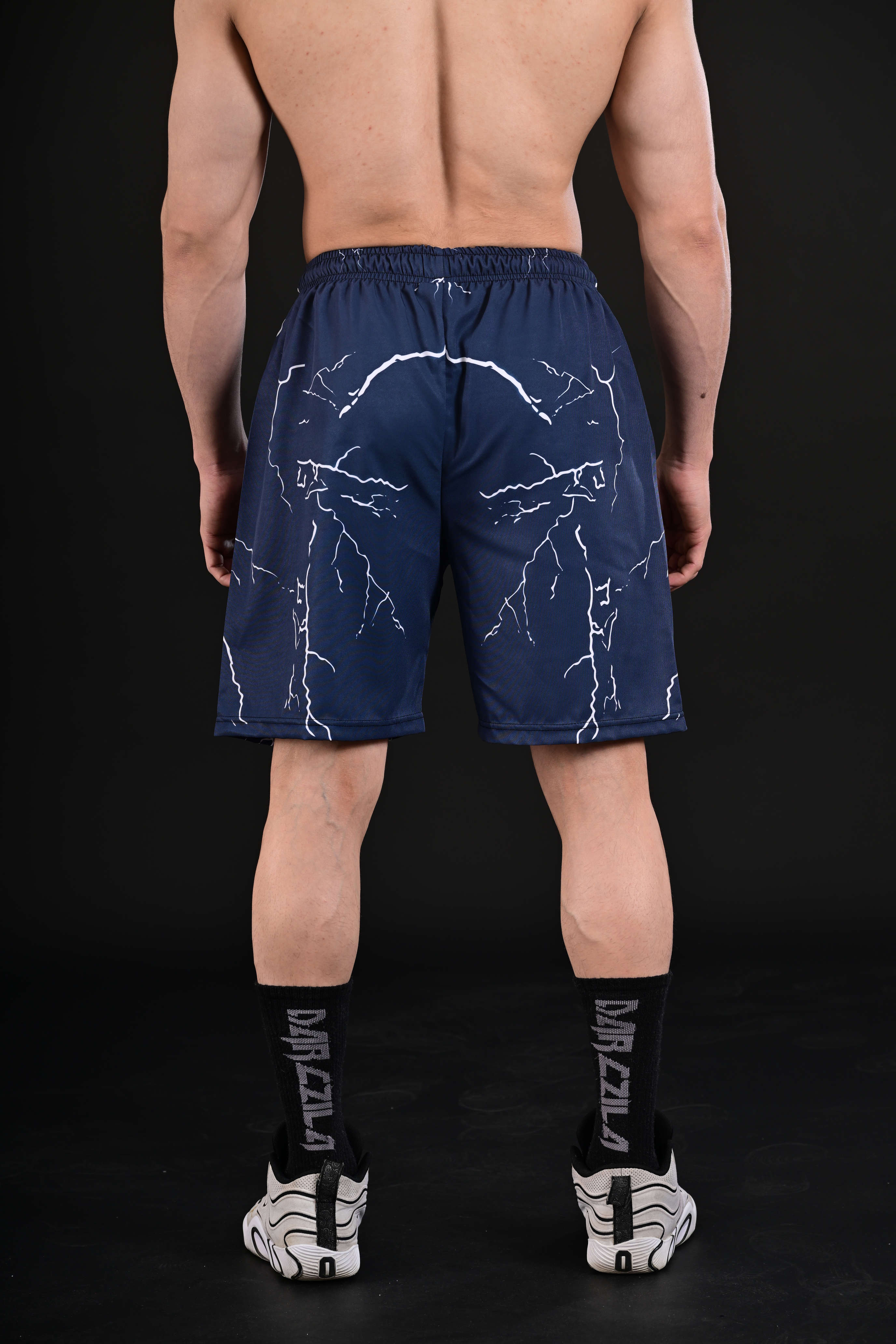 fitness workout shorts white men