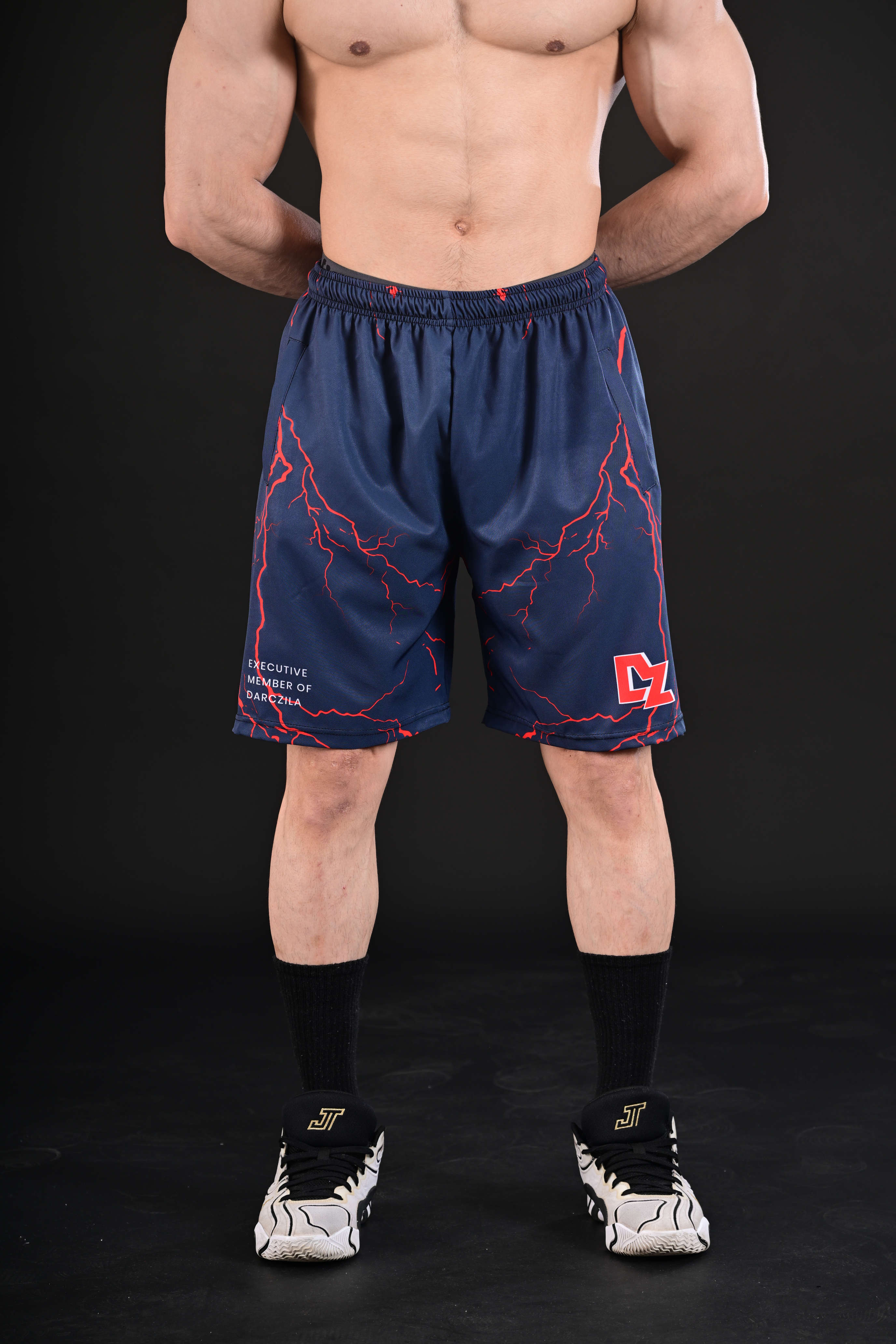 red lightning gym shorts men Pakistan