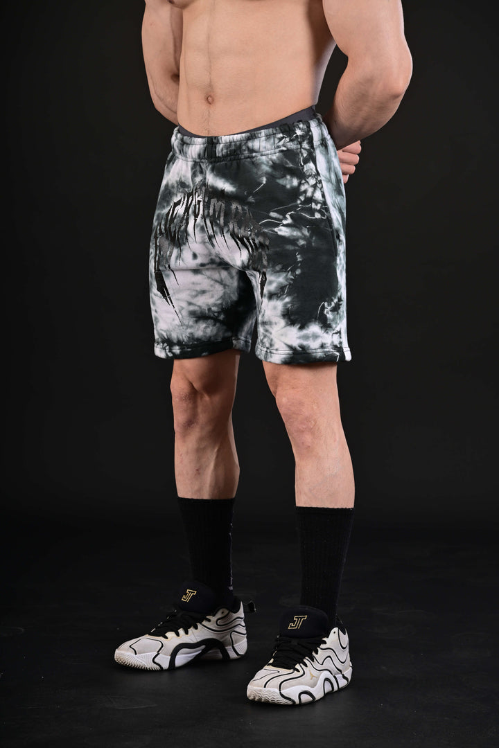 darczila tie dye workout shorts