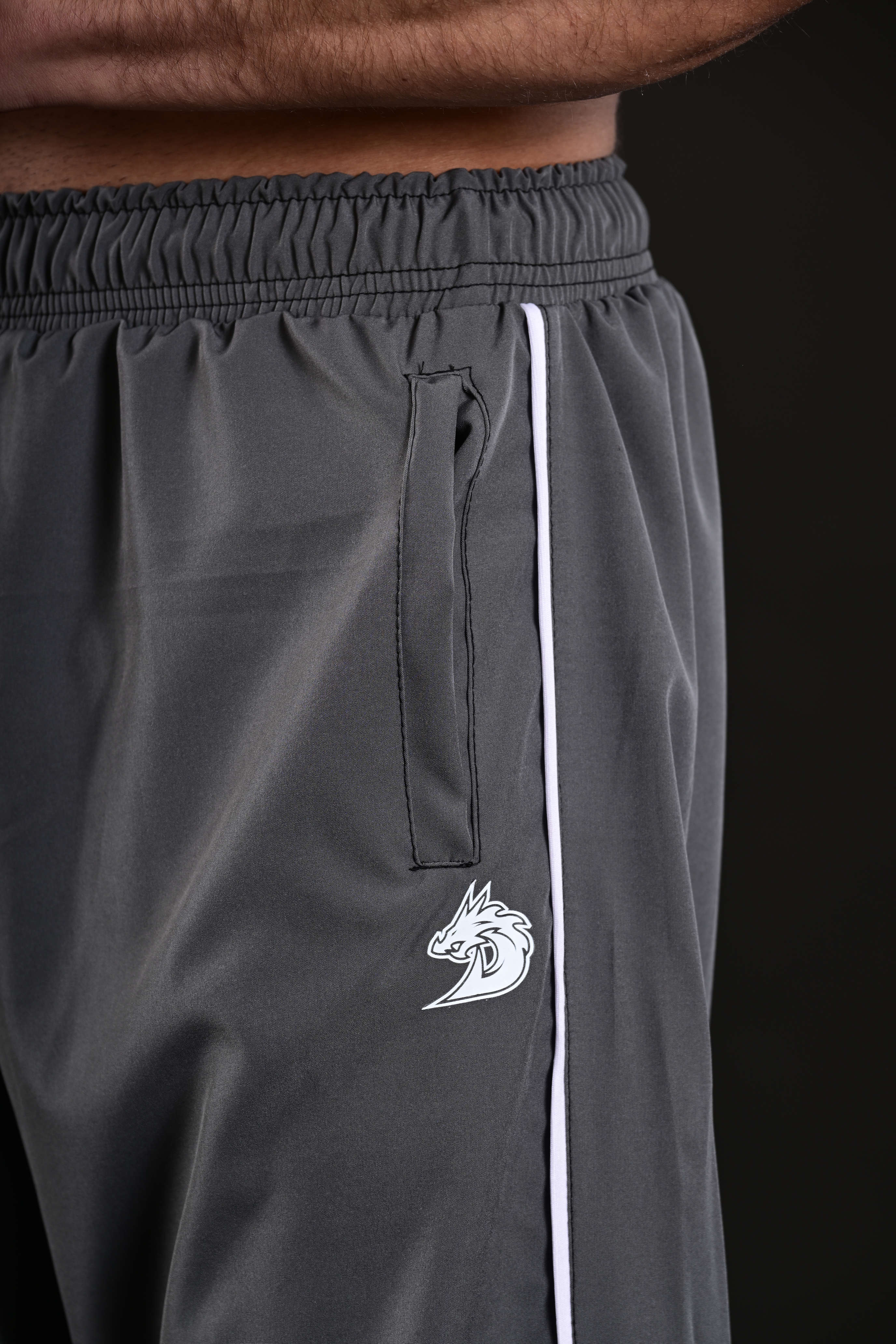 Loose Bottom Trousers (Grey)