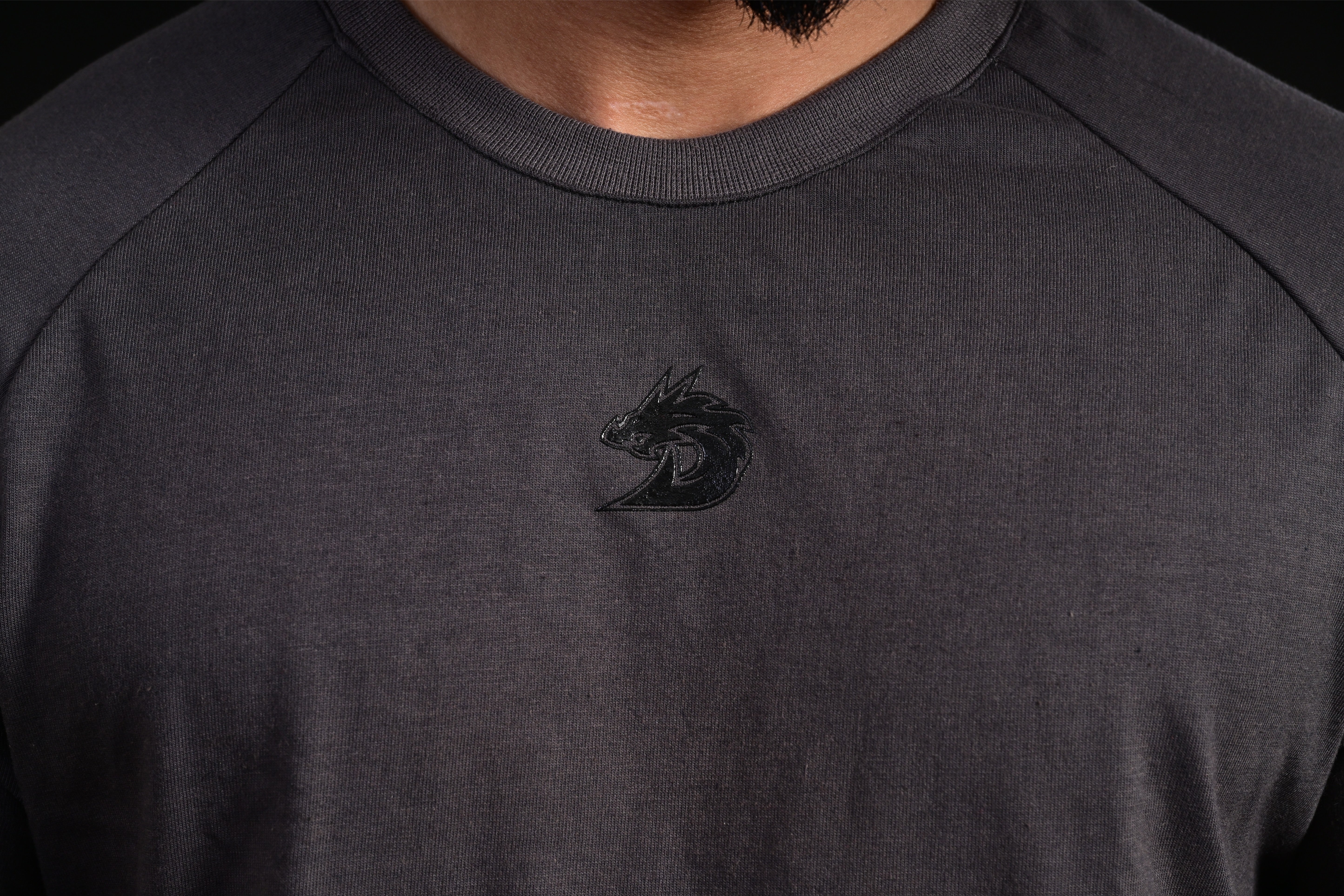 Stylish grey skull tee men urban lifestyle fashion