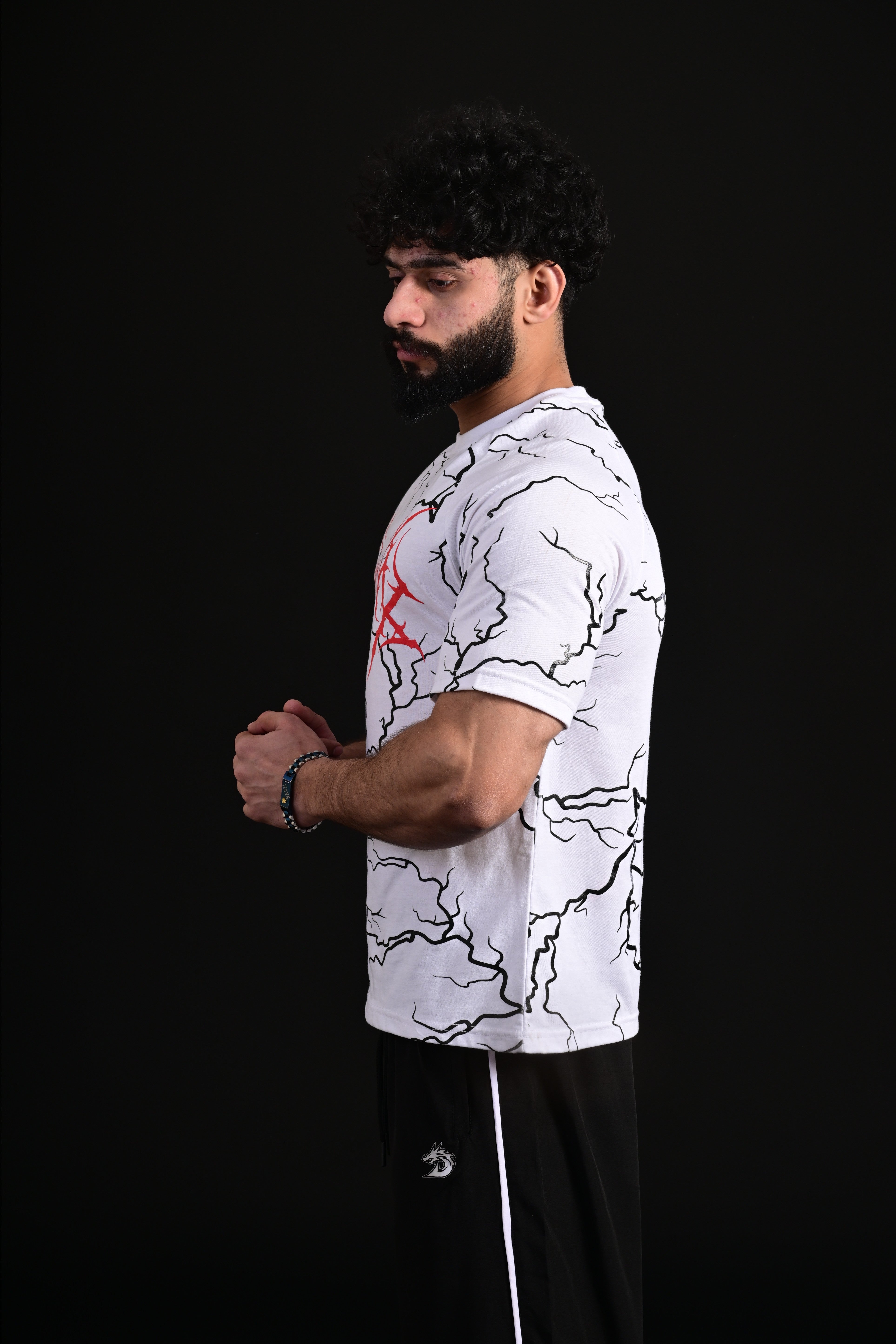 Drop Shoulder Tee (Thunder White)