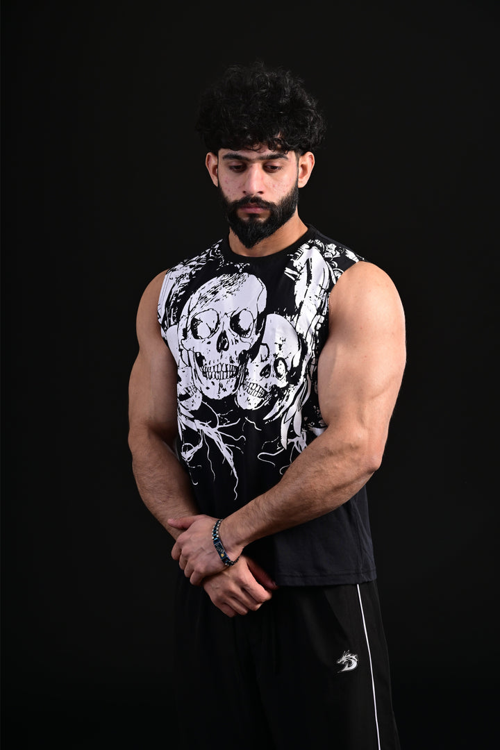 Cropped Tank (Skull)