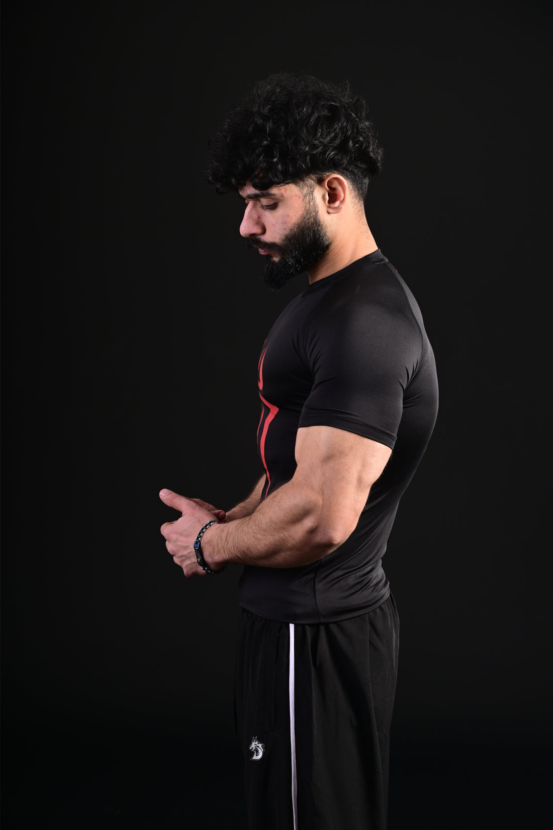 Spider Compression T-Shirt (BLACK)