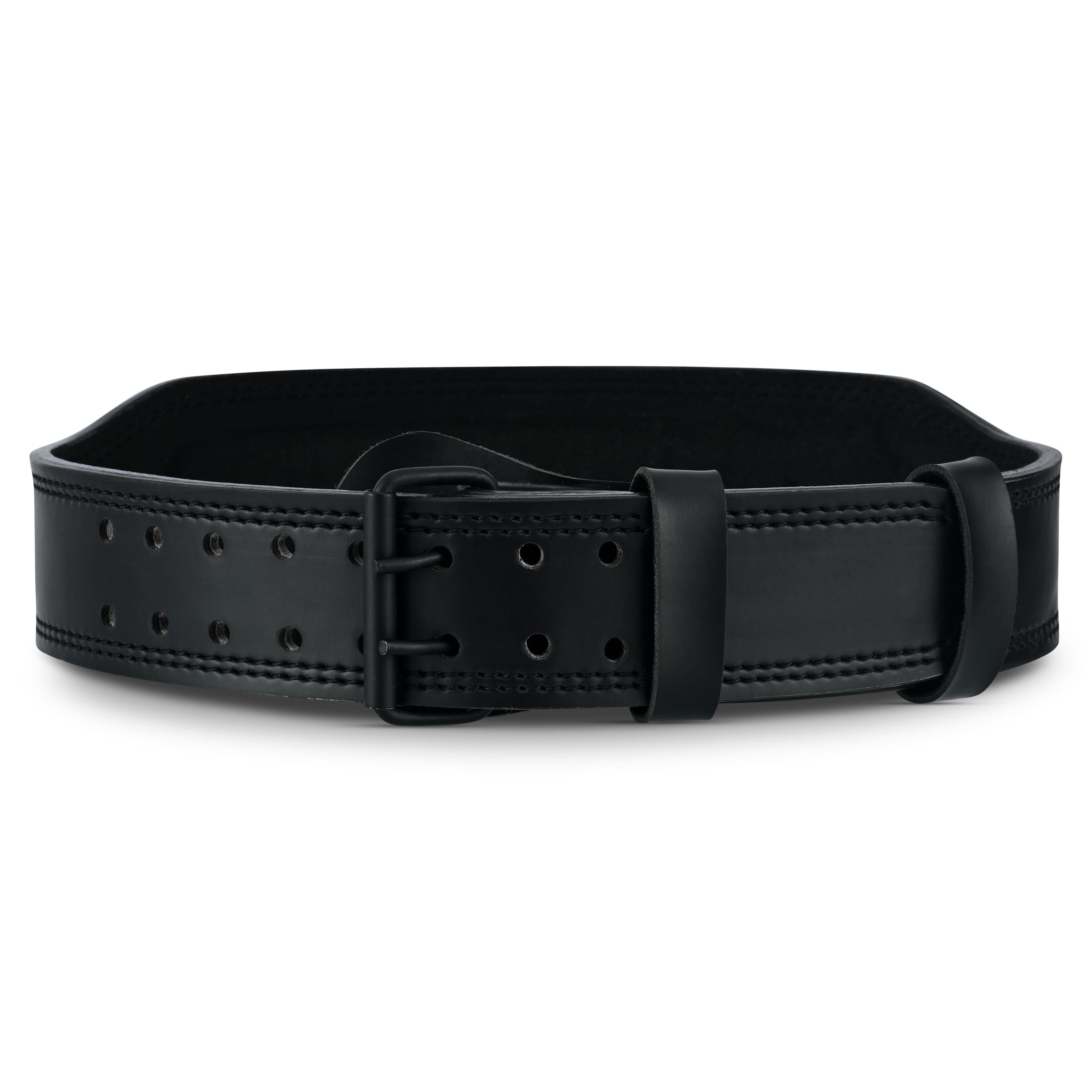 premium black weightlifting belt for strength training