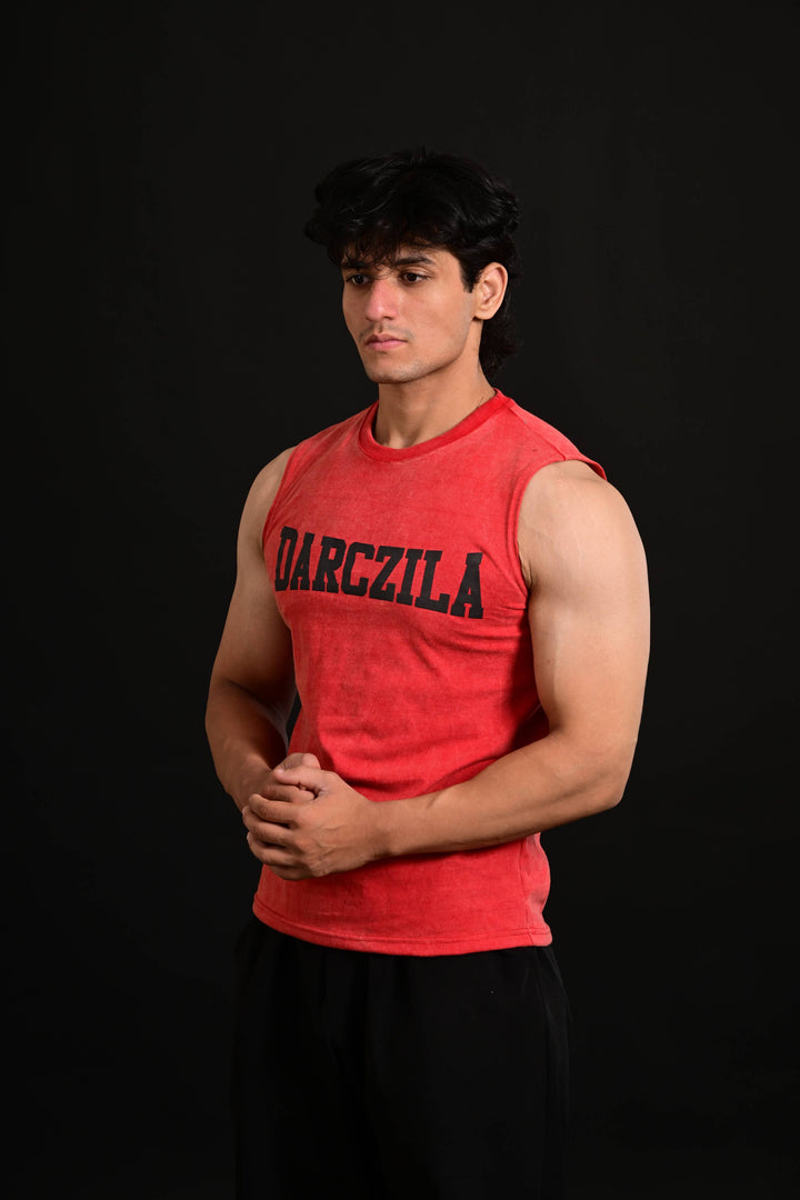 Anime Cropped Tank [RED]