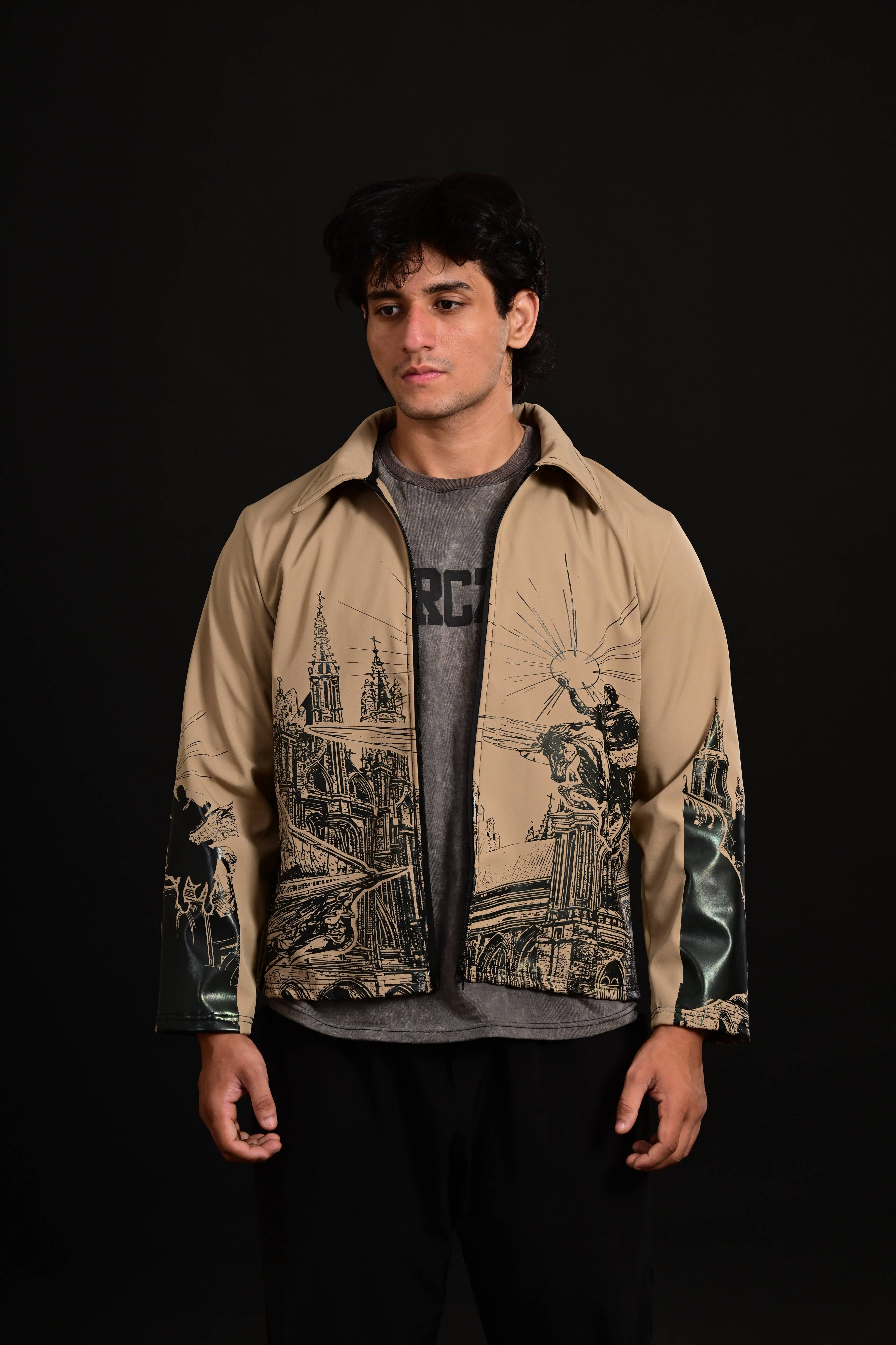 Hercules jacket buff color men Pakistan