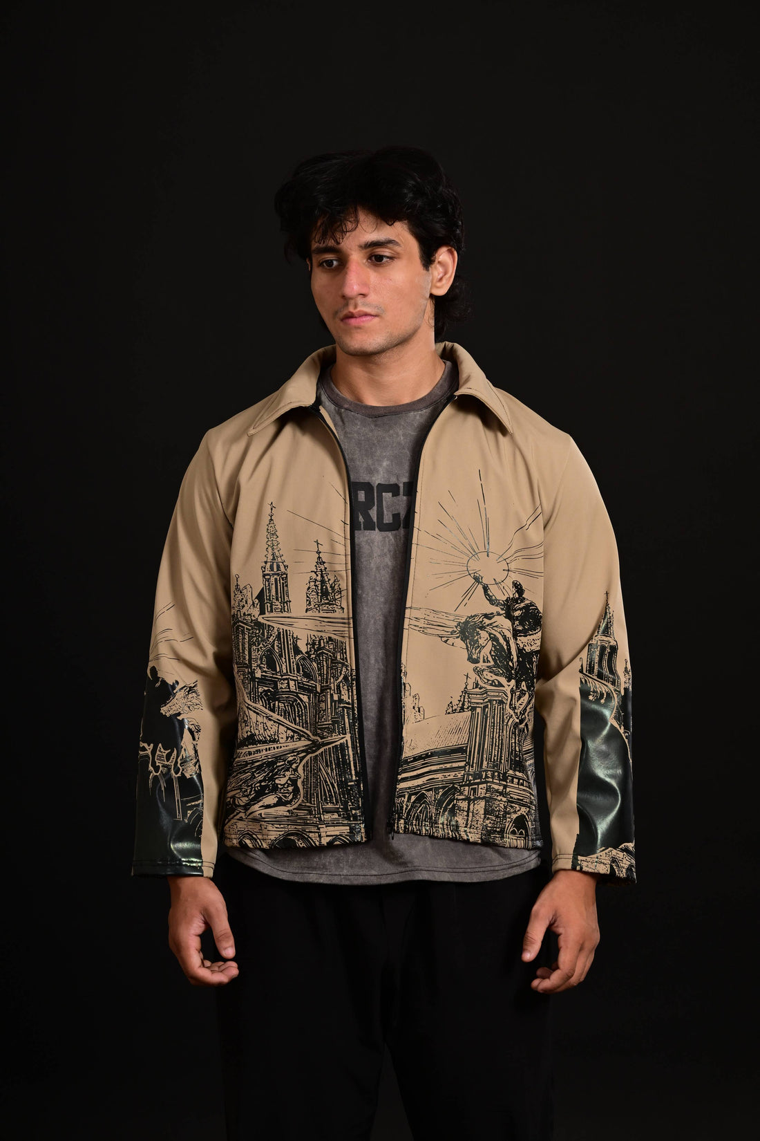 Hercules jacket buff color men Pakistan