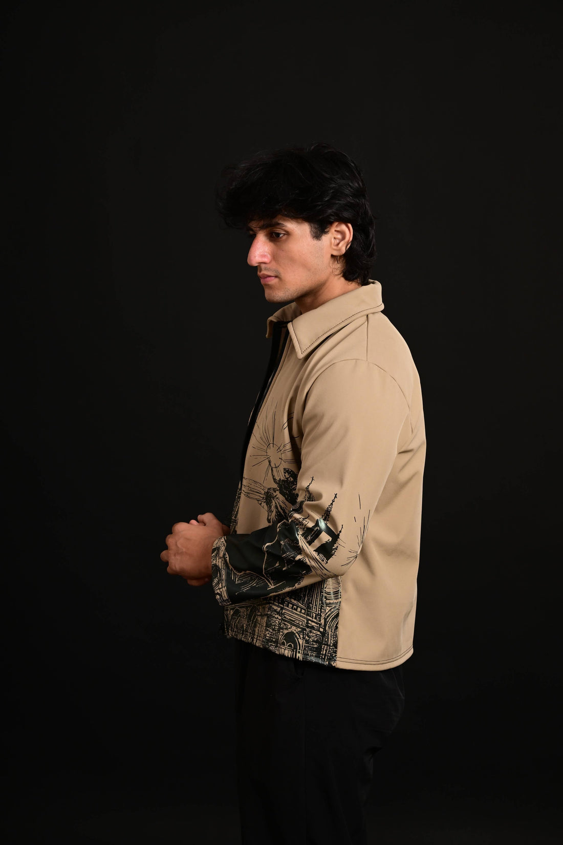 Statement print jacket for men Pakistan