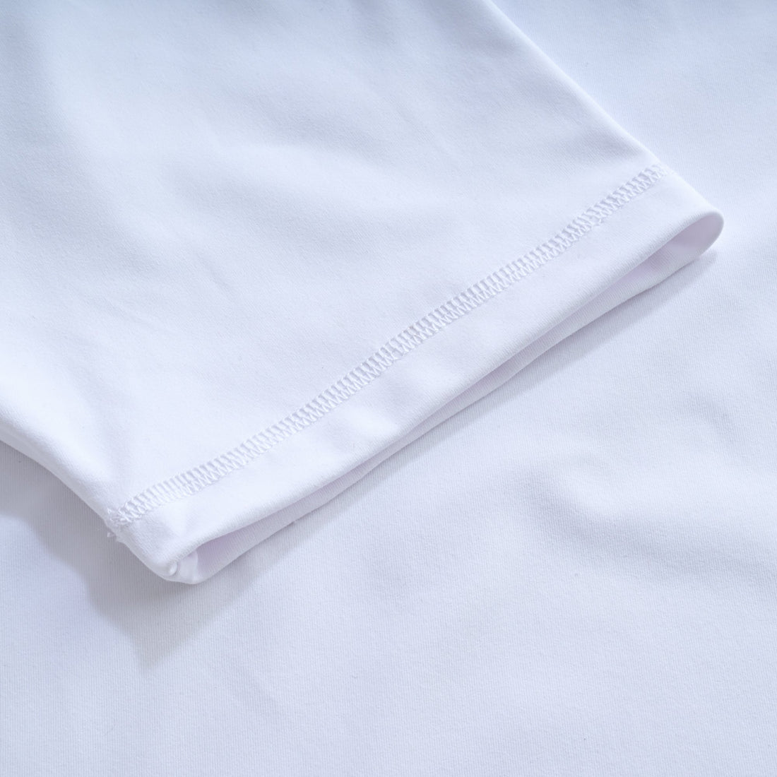 White Compression Sports T-Shirt for gym, running, and training