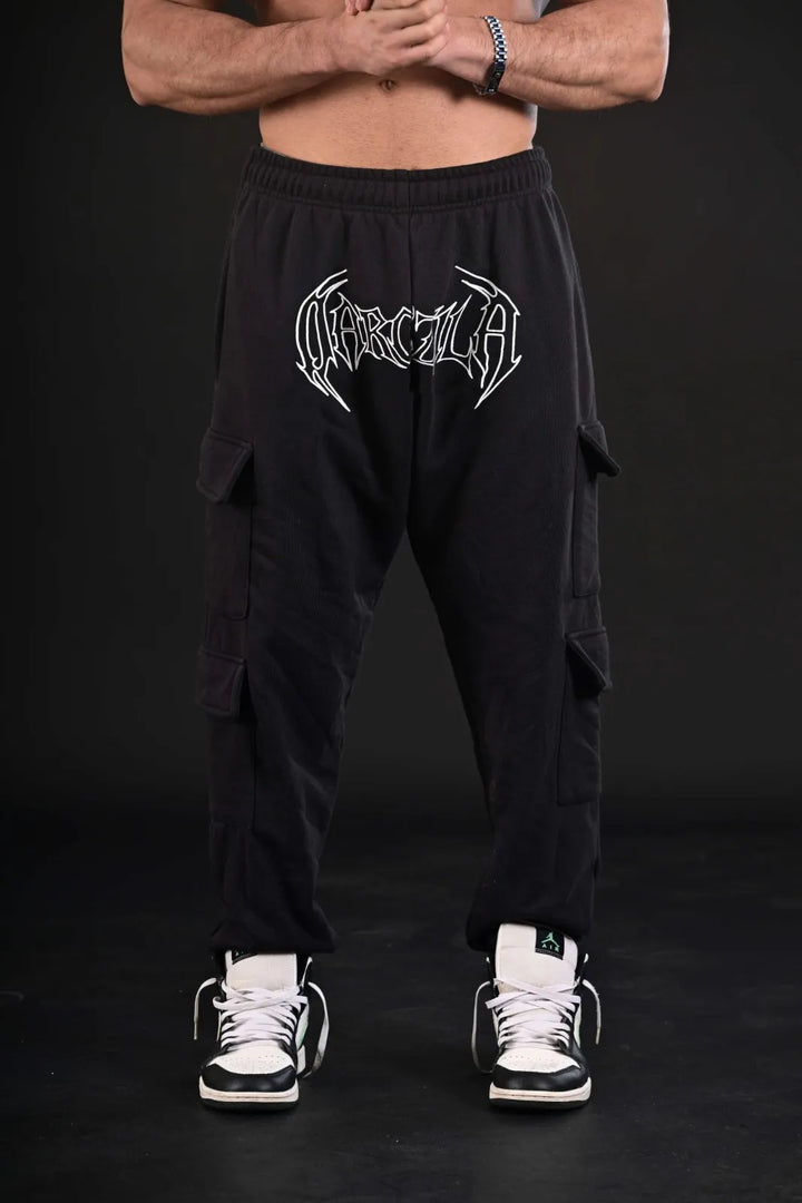 Premium Black Utility Joggers by Darczila Fitness Brand Pakistan