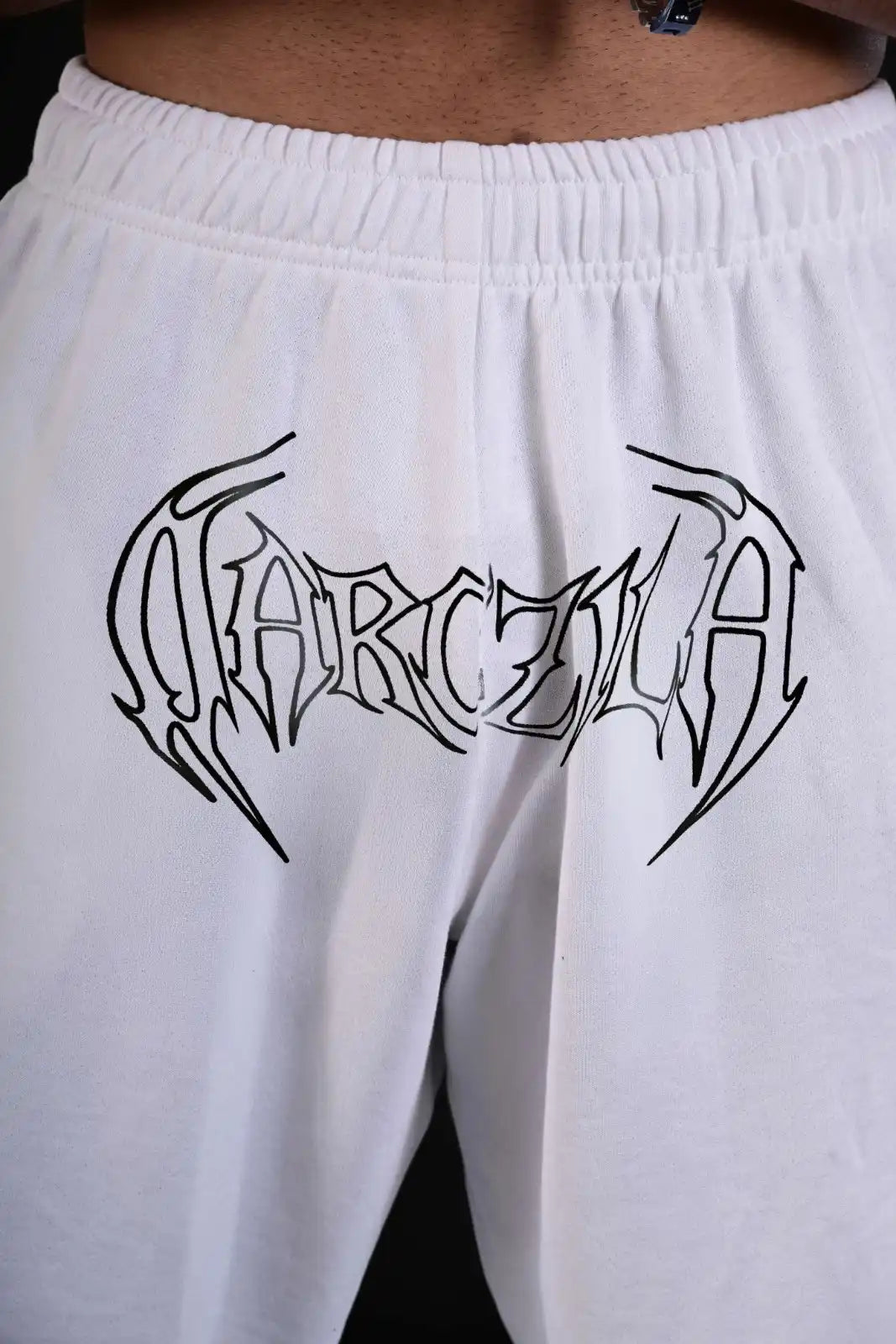 Premium White Utility Joggers by Darczila Fitness Brand Pakistan