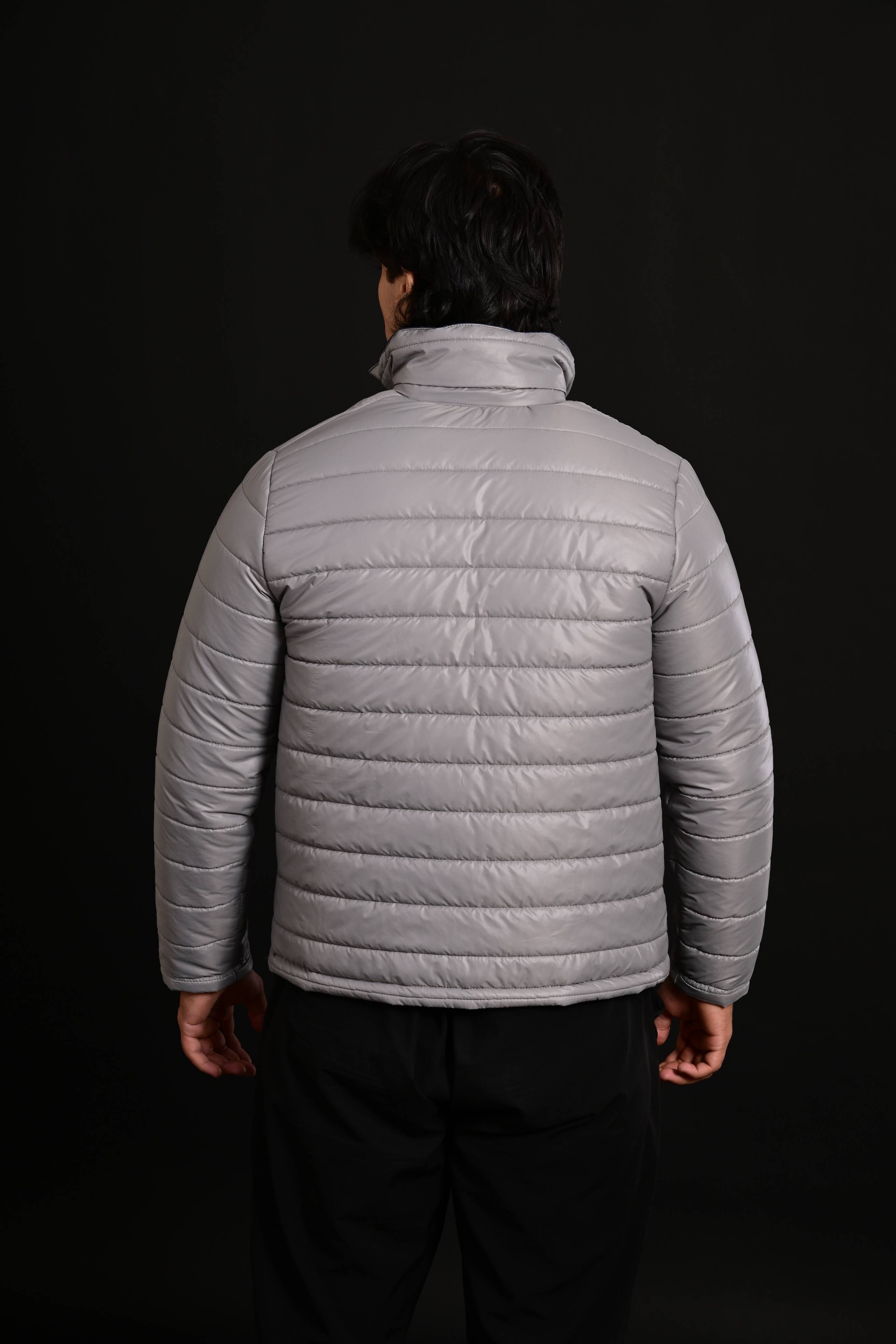Darczila sea puffer jacket fabric close up Pakistan