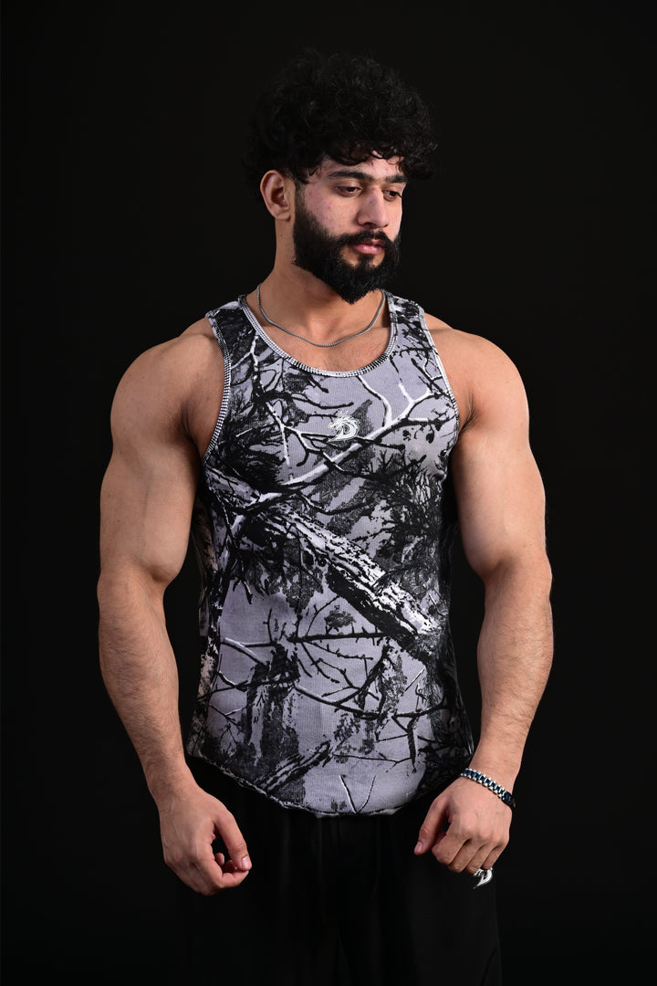 Front view of the WAGR Training Vest designed for gym wear, sportswear performance, and modern fitness fashion.